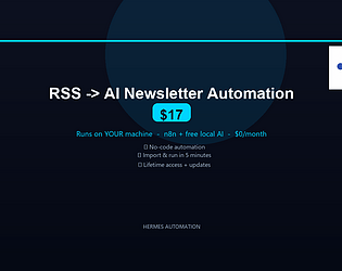 RSS -> AI Newsletter Automation game screenshot