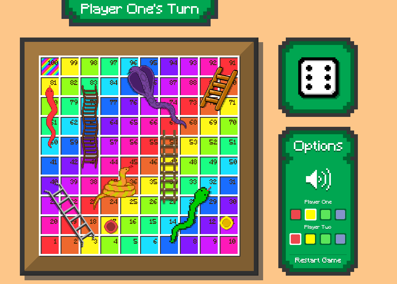Snake & Ladder Board Game 🕹️ Play Now on GamePix