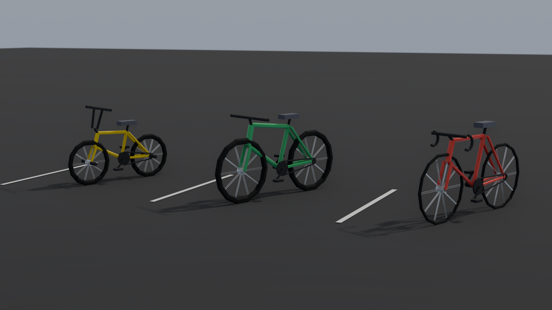 Low Poly Bicycle Pack