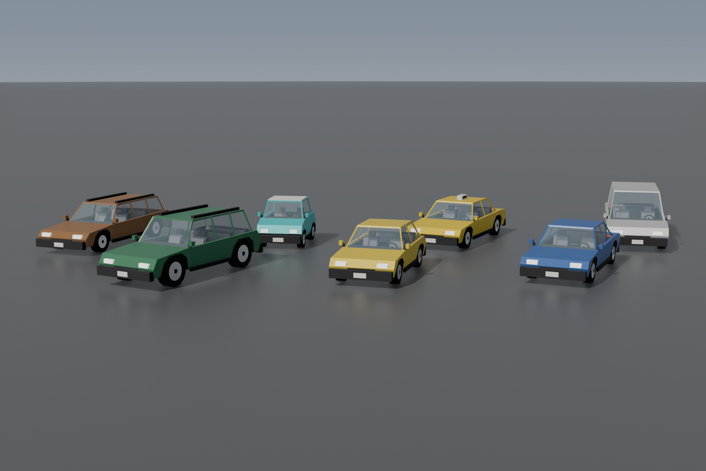 Low Poly Car Pack