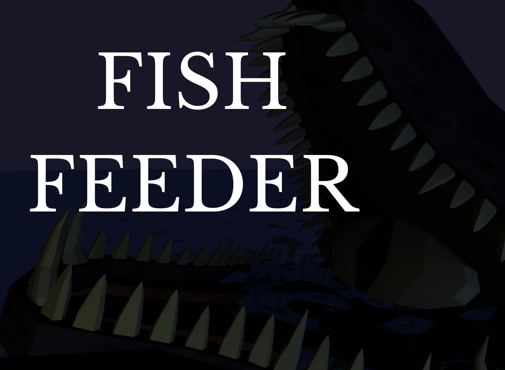 fish feeder cover