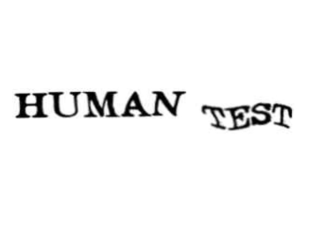 Cover image for HUMAN TEST