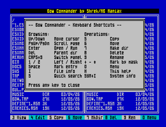 Cover image for Bow Commander (ZX Spectrum 128k + EsxDos)