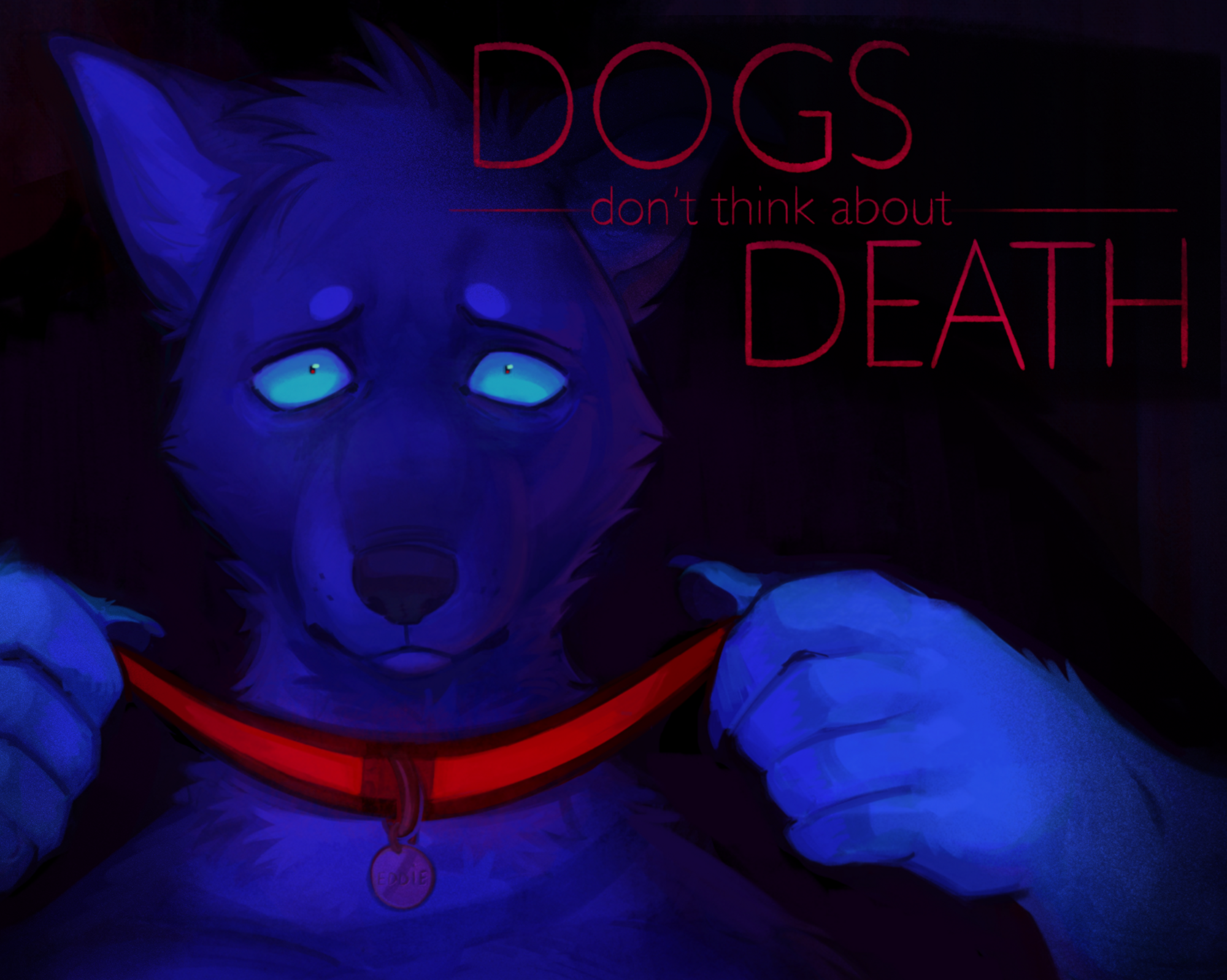 Cover image for Dogs don't think about death