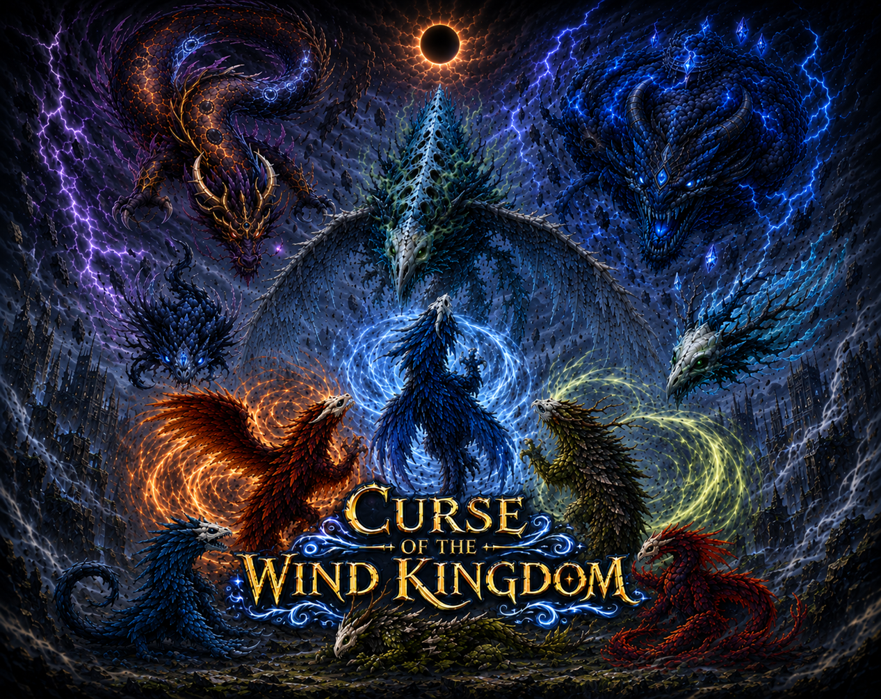 Cover image for Curse of the Wind Kingdom