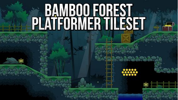 Bamboo Forest - Platformer Tileset by pzUH