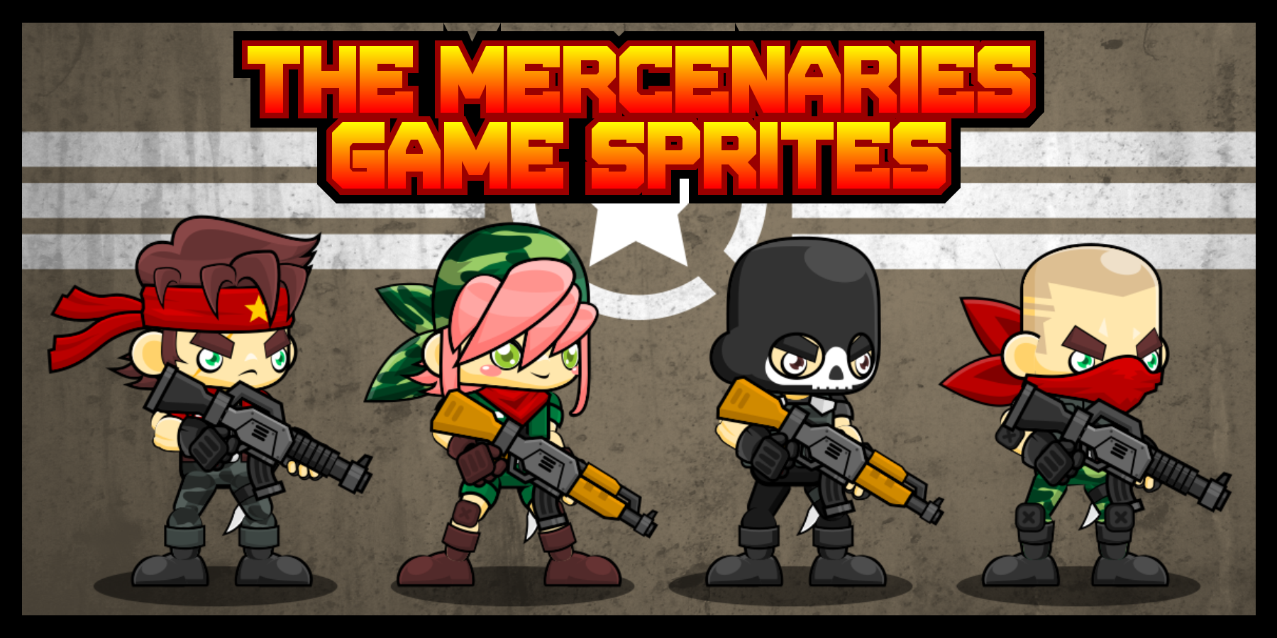 The Mercenaries - Game Sprites