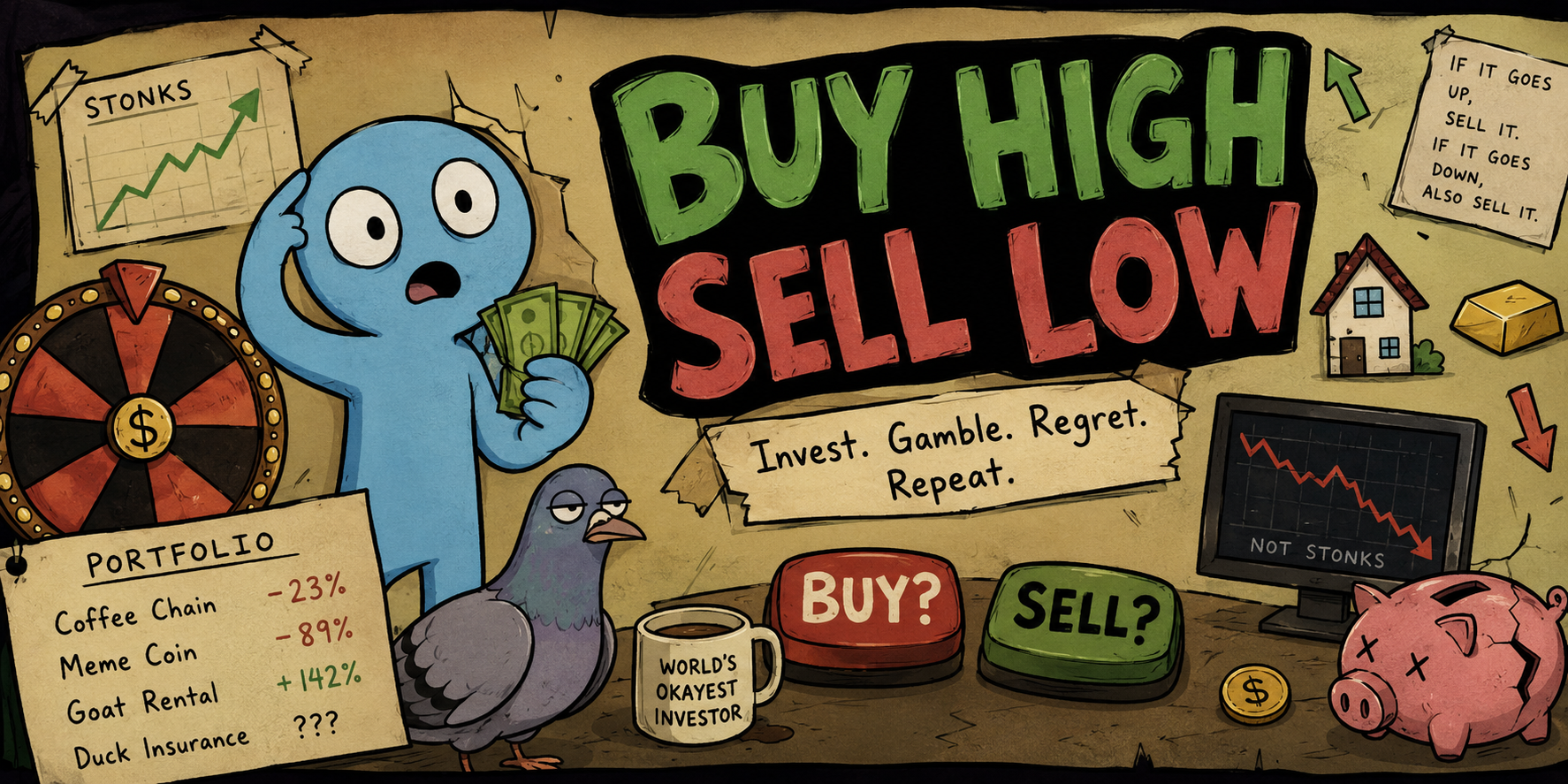Cover image for Buy High Sell Low