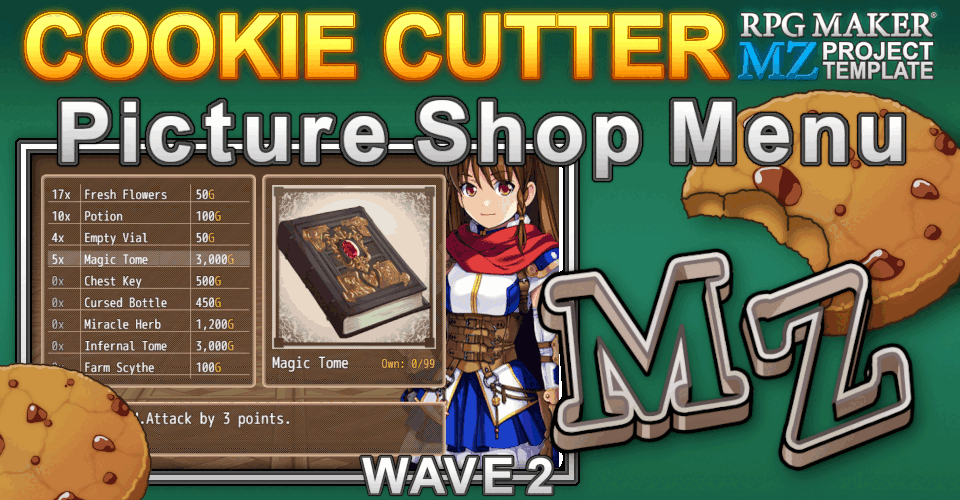 Cookie Cutter MZ - Picture Shop Menu