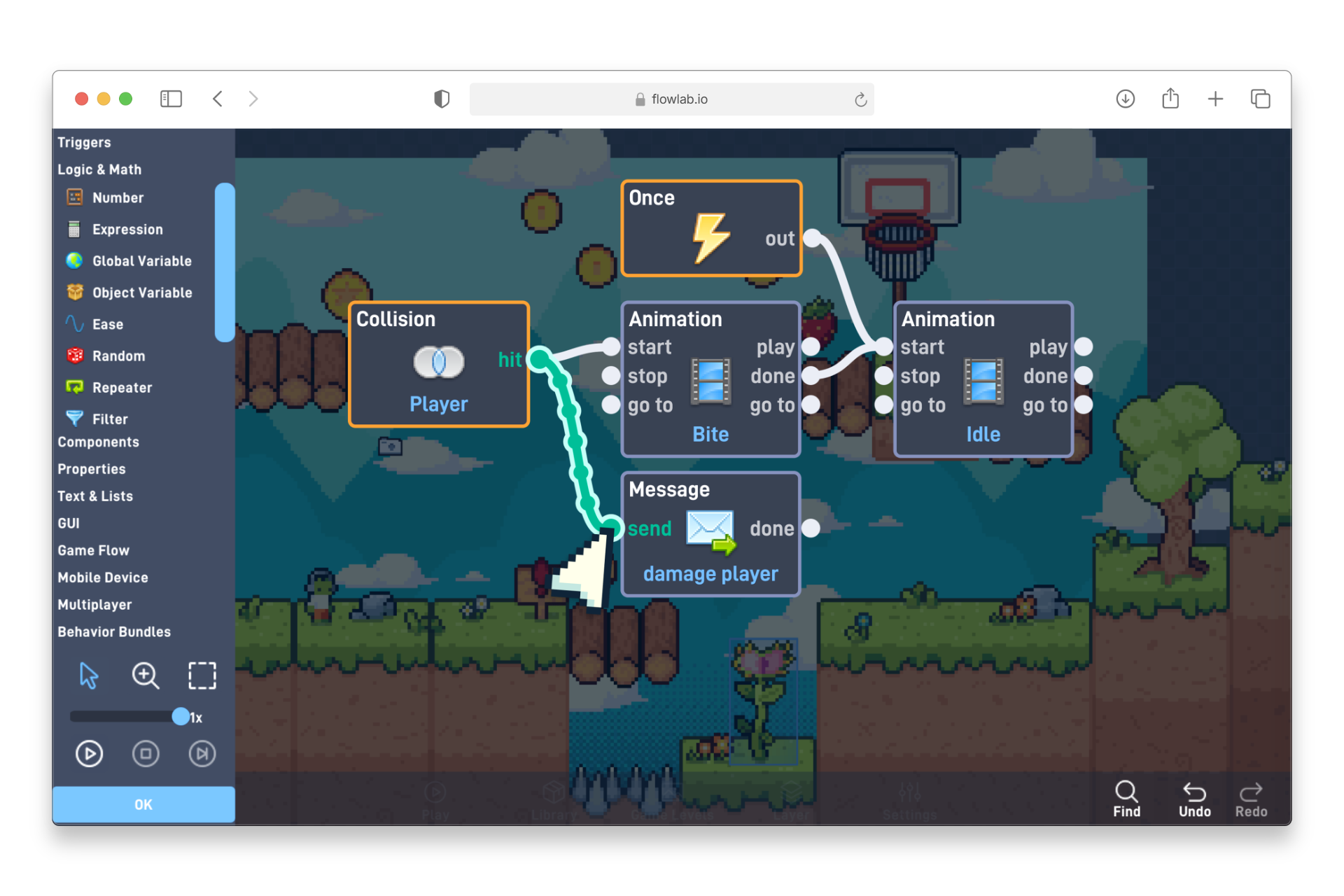 Flowlab, make games in your browser! Flowlab, make games in your browser!