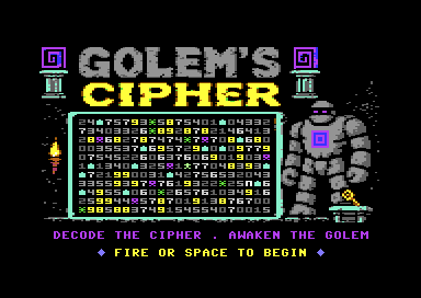 Cover image for ◈ GOLEM'S CIPHER ◈