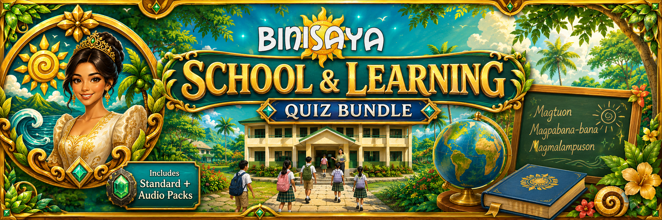 Visaya School and Learning - Binisaya Quiz Bundle