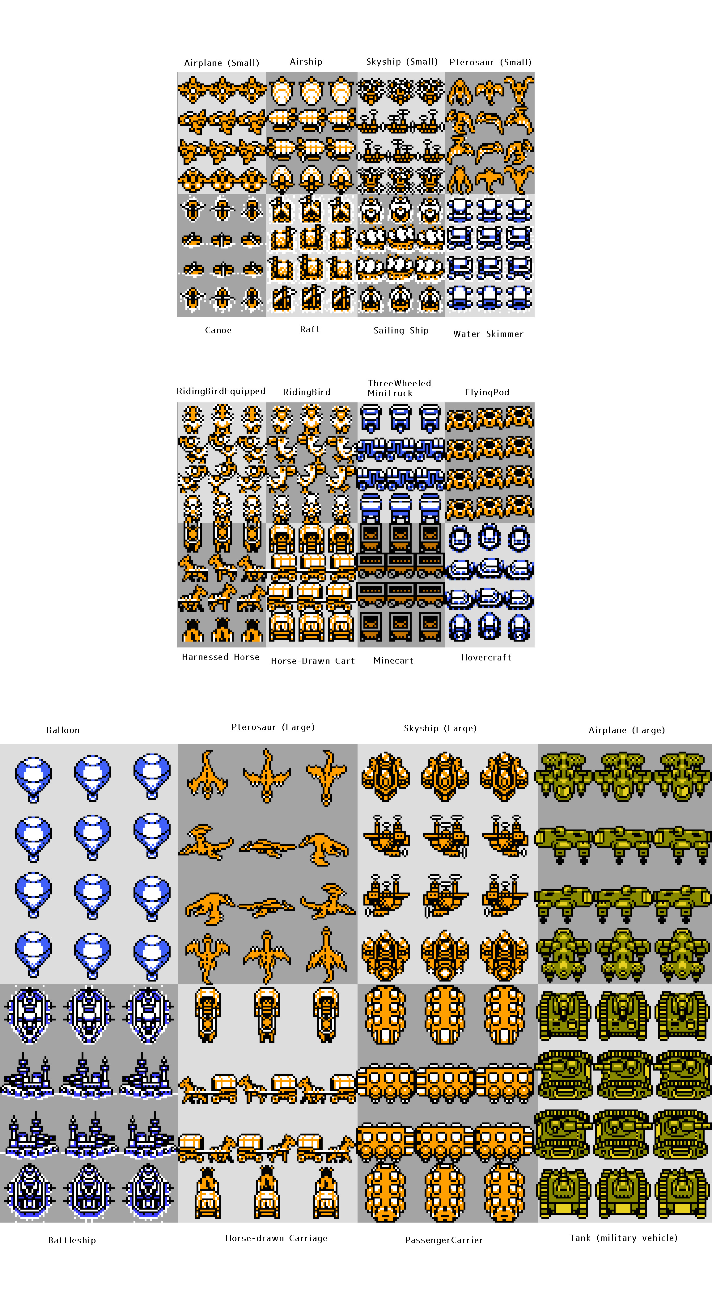 8bit Retro Graphic Materials All-in-One Pack by Marumugi4510