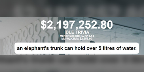 Cover image for IDLE TRIVIA