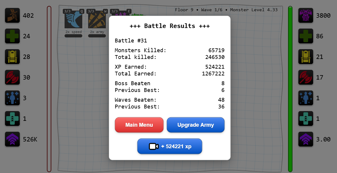 Somehow I beat floor 8 wave 6 Somehow I beat floor 8 wave 6