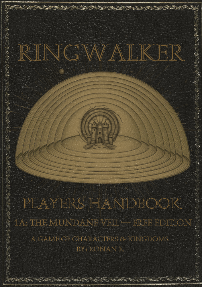 Cover image for Ringwalker: 1a The Mundane Veil Players Handbook [Free Edition]