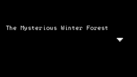 The Mysterious Winter Forest