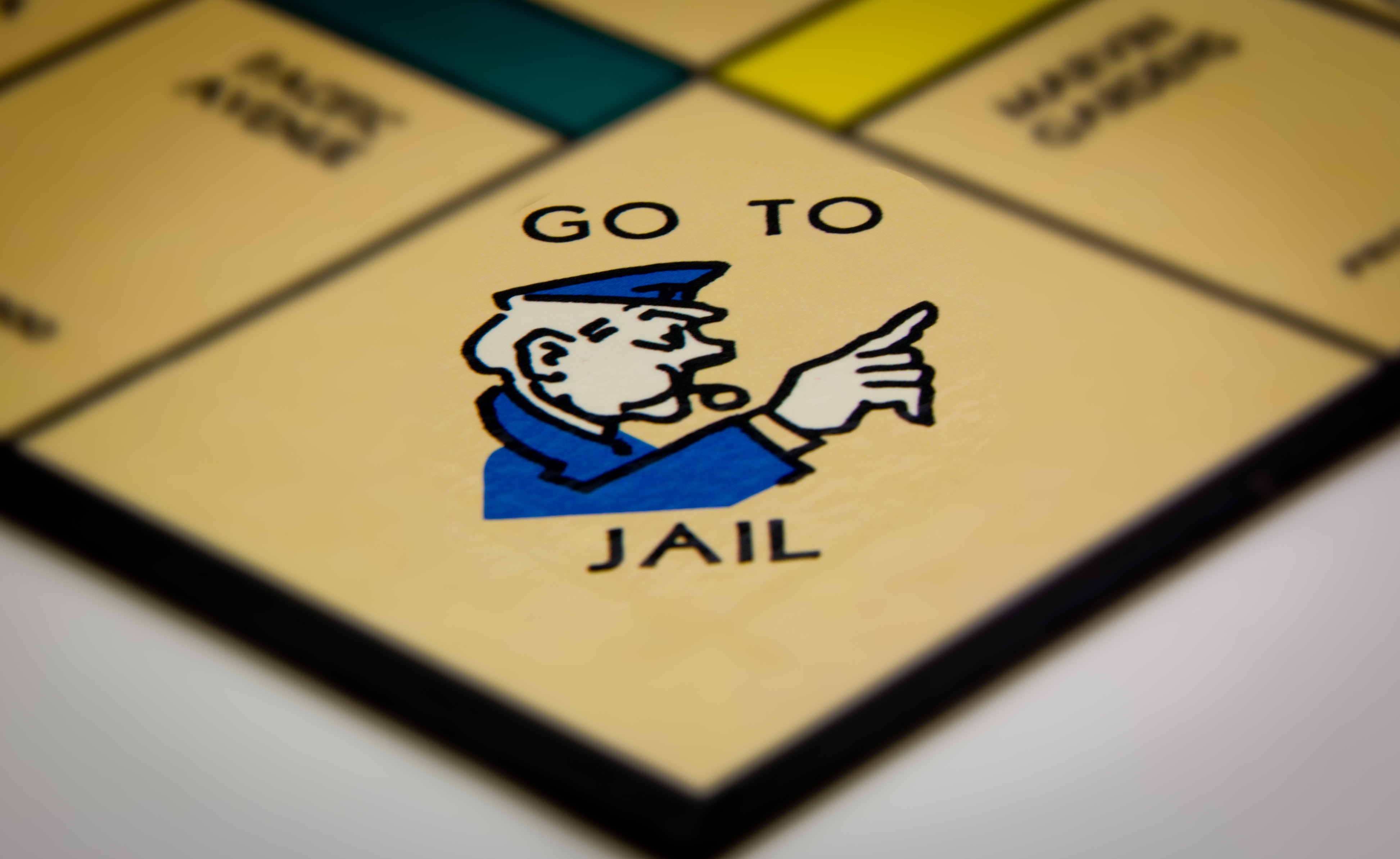 Go Directly To Jail (Do not pass go, do not collect $200)