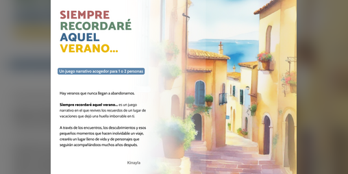 Cover image for Siempre recordaré aquel verano...