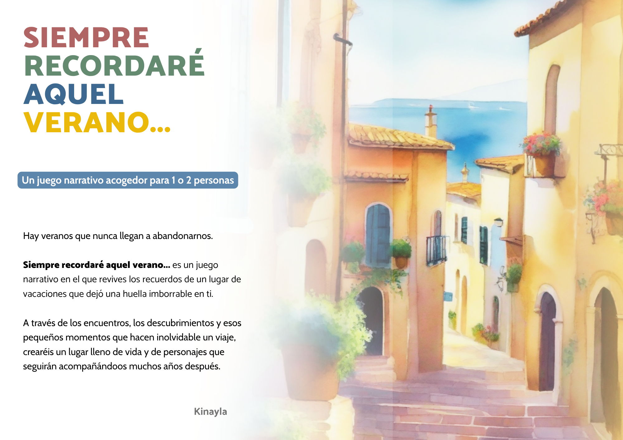Cover image for Siempre recordaré aquel verano...