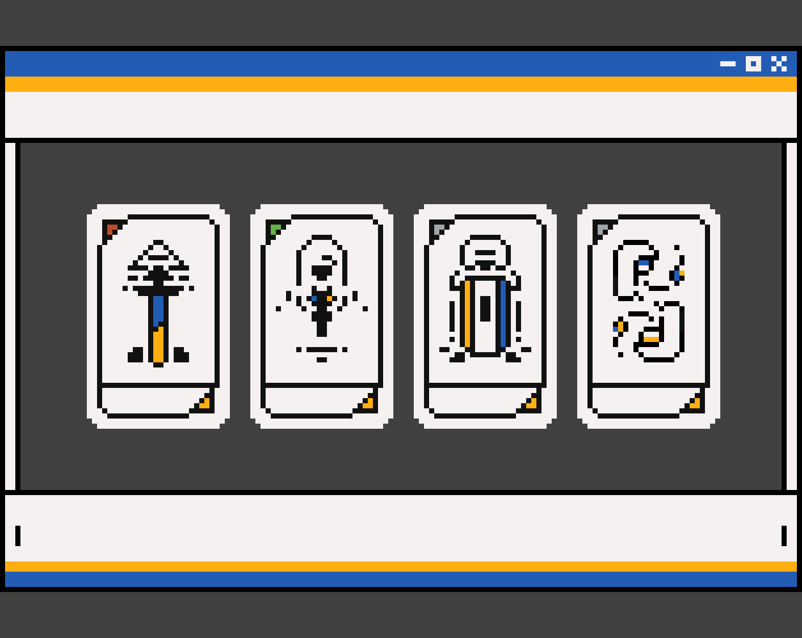 Pixel Card UI Pack – Minimalist UI for Deckbuilder & Roguelike Games by ...