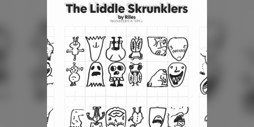 Cover image for The Liddle Skrunklers