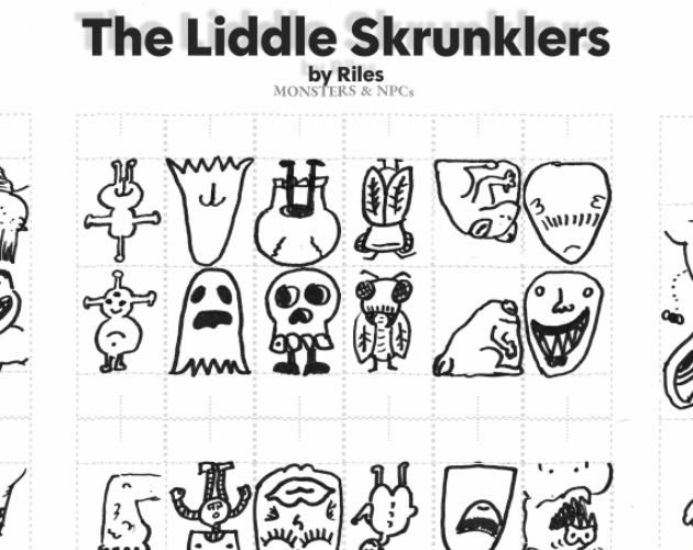 Cover image for The Liddle Skrunklers