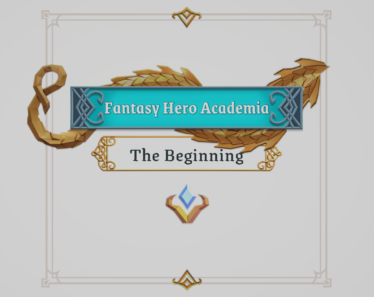 Cover image for Fantasy Hero Academia - The Beginning