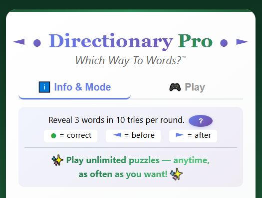 Directionary Pro