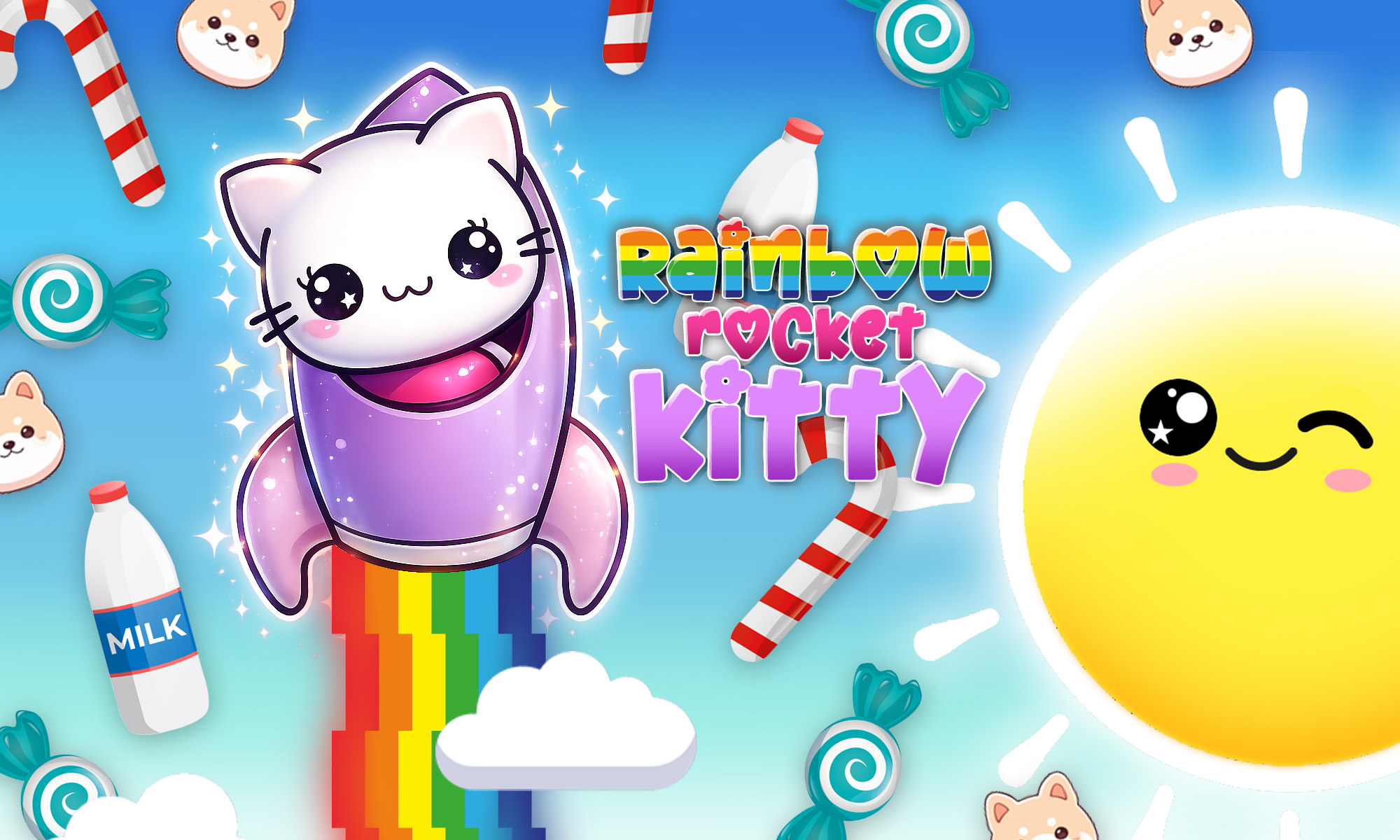 Rainbow Rocket Kitty