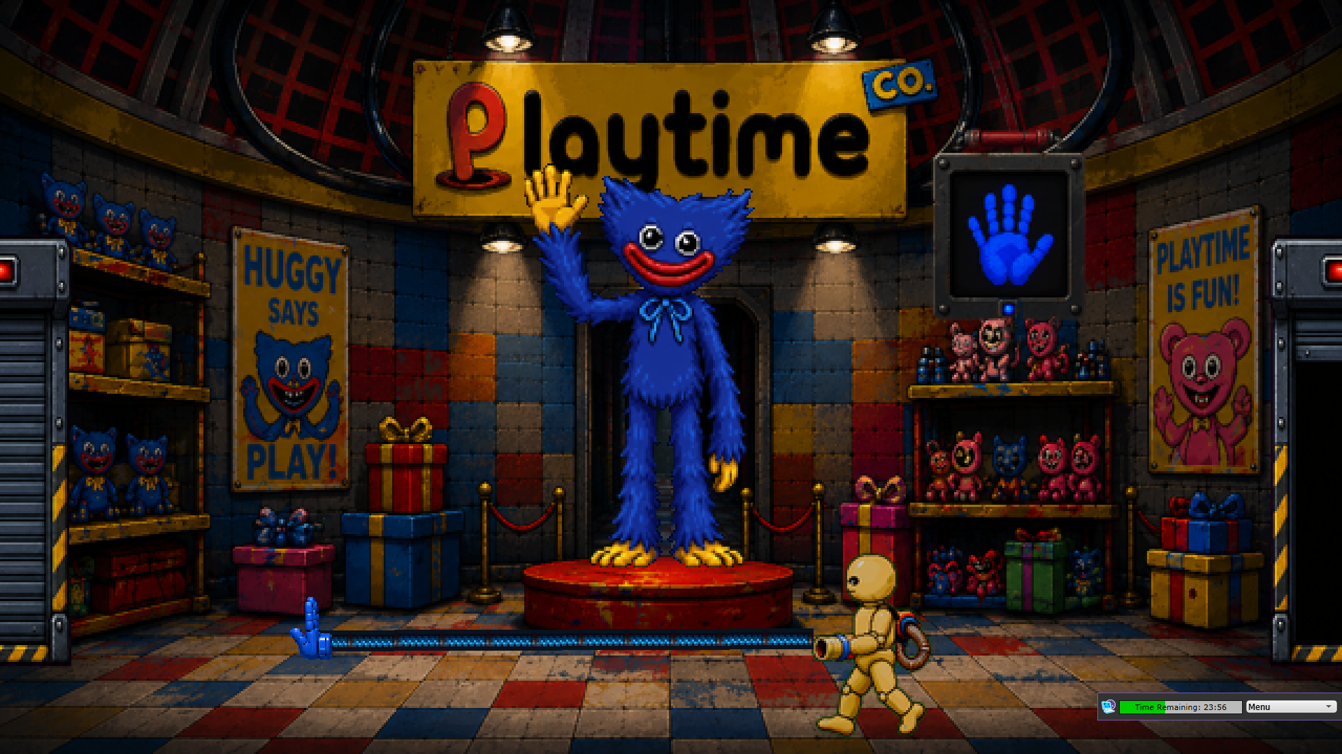 Cover image for Poppy Playtime Retro: An Unofficial Pixel Horror Fan Game