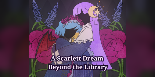 Cover image for A Scarlet Dream Beyond the Library