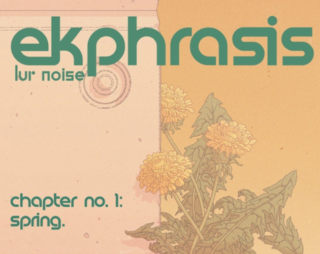 Cover image for Ekphrasis: chapter no. 1