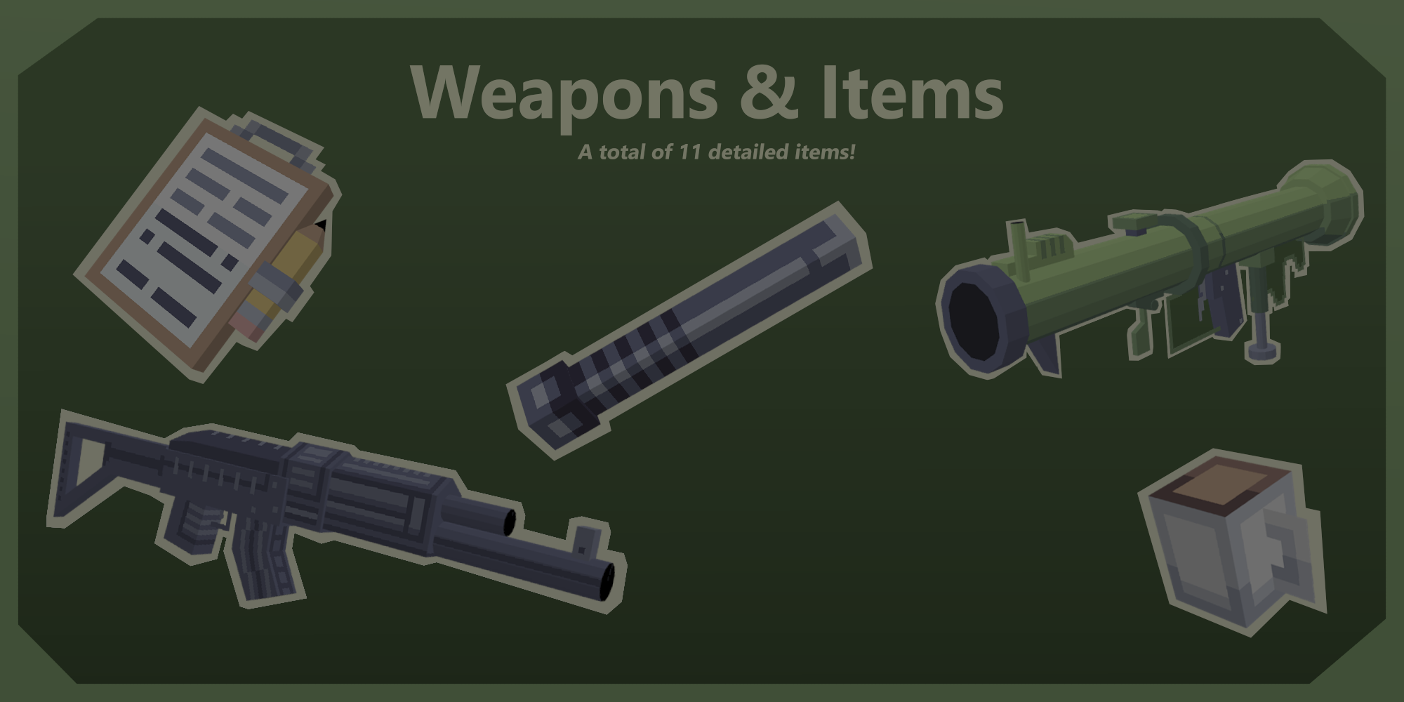 Weapons And Items Weapons And Items