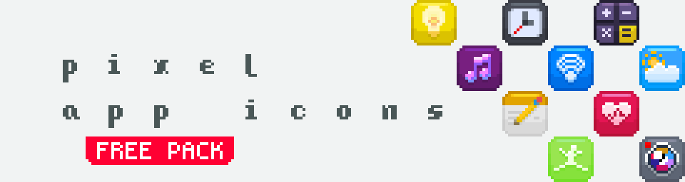 Pixel App Icons: Generic