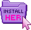 Cover image for INSTALL HER