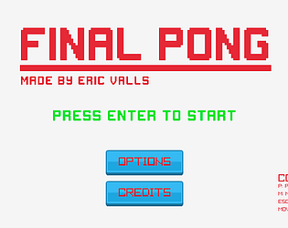 Final Pong by Eric Valls
