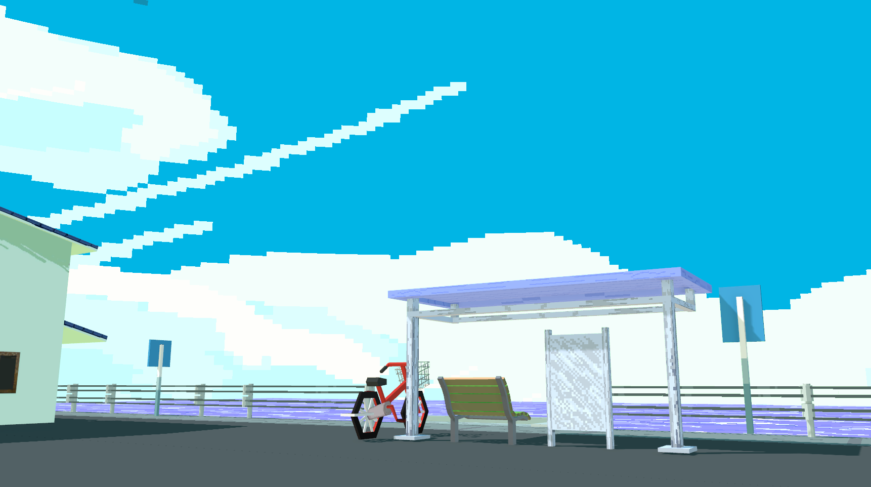 Low Poly Pixel World: Road to Kamakura Pack