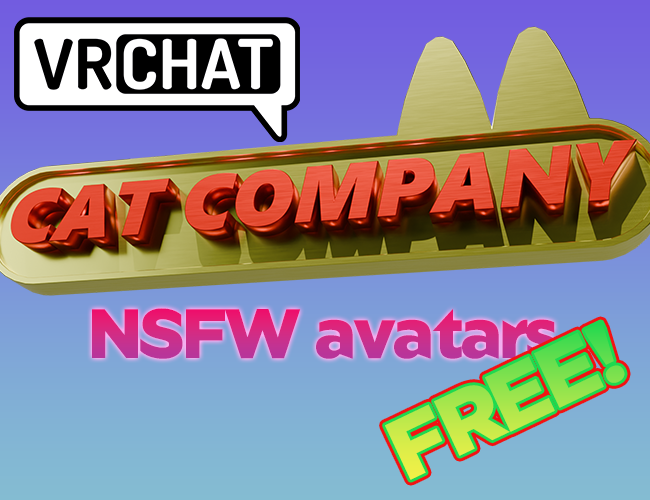 Cover image for VR Chat Free NSFW Cat Company avatars