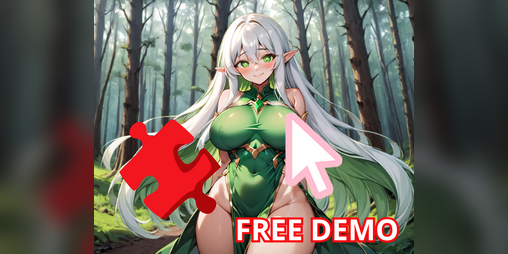 Cover image for Hentai Puzzle: Alerinna