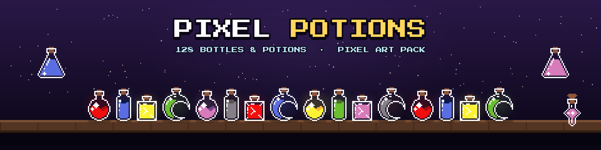 Pixel Potions — Bottles & Potions Pack