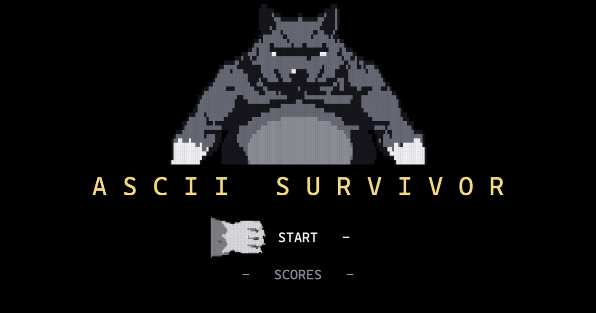Cover image for ASCII SURVIVOR: The Big Fat Wolf