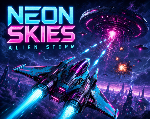 Cover image for Neon Skies