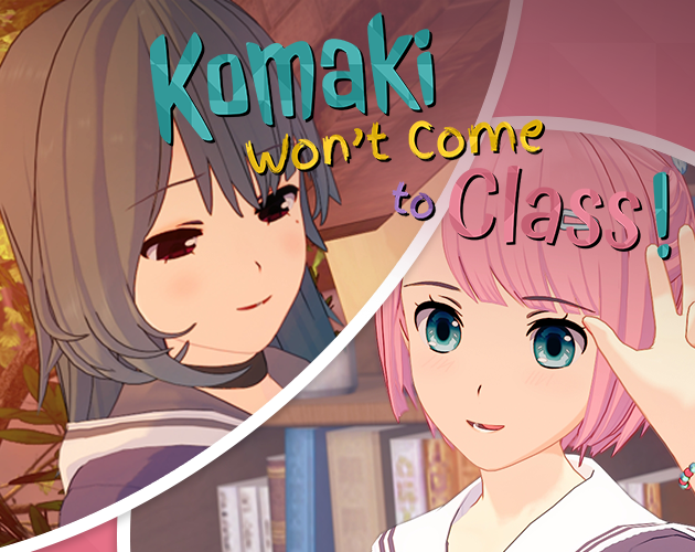 Cover art for Komaki Won't Come to Class by atrX — adult visual novel