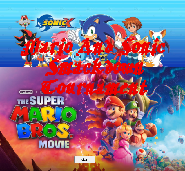 Cover image for Mario and Sonic Smackdown Tournament