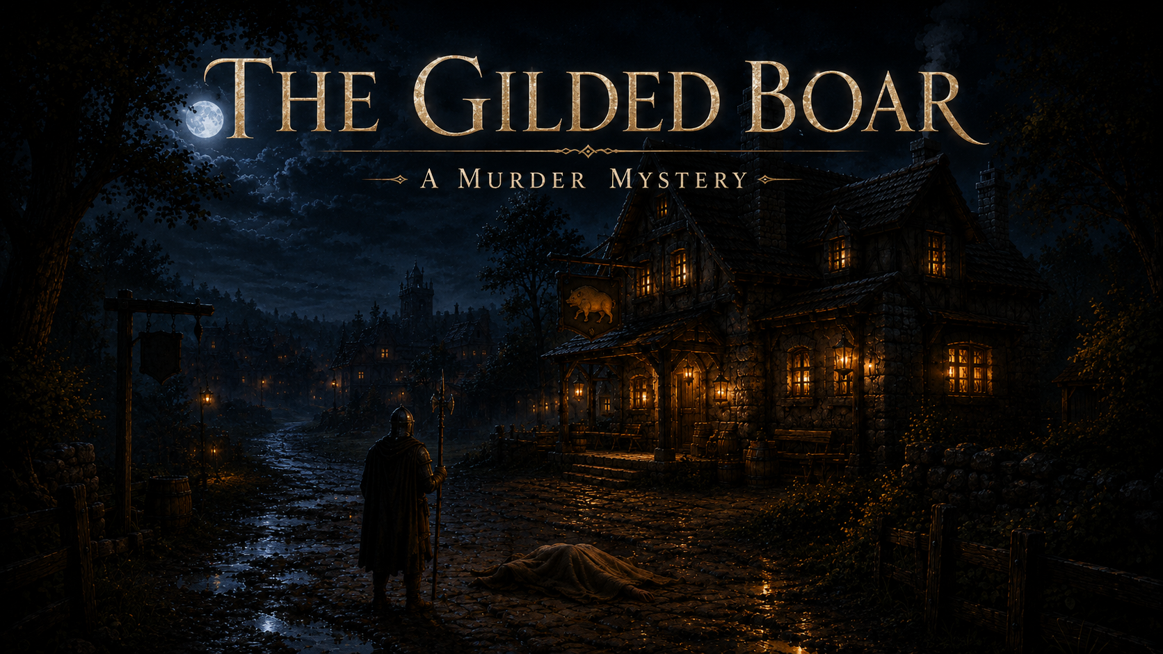 Cover image for THE GILDED BOAR - A Murder Mystery