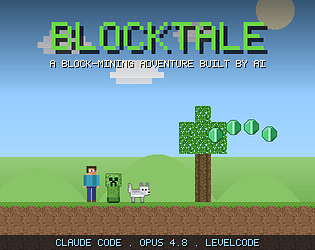 Blocktale — a block-mining adventure built by AI [Free] [Platformer]