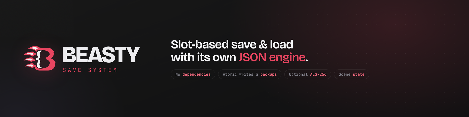 Beasty Save System — Unity Save/Load