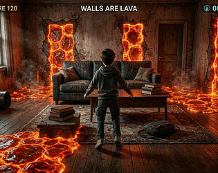 Walls are lava [Free]