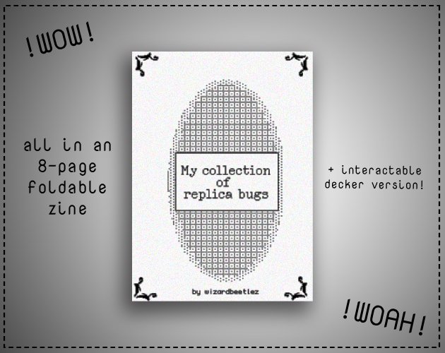 Cover image for my collection of replica bugs